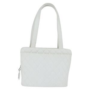 Chanel Matelasse Tote Bag Caviar White
